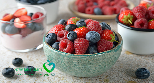 توت و توتفرنگی برای مقابله با التهاب