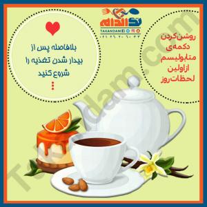 روشن کردن دکمه ی متابولیسم