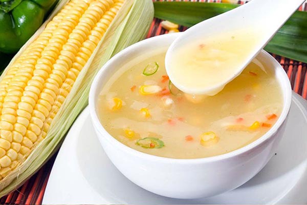 سوپ چینی با ذرت