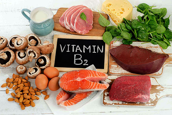 مواد غذایی سرشار از ویتامین B2